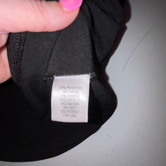 Elle Elegant Black Midi Dress - Picture 4 of 11